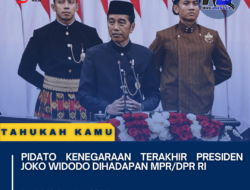 Pidato Kenegaraan Terakhir Presiden Joko Widodo Dihadapan MPR/DPR RI