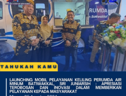 Launching Mobil Pelayanan Keliling Perumda Air Minum Batiwakkal, Sri Juniarsih : Apresiasi Terobosan dan Inovasi Dalam Memberikan Pelayanan Kepada Masyarakat