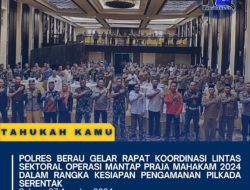 Polres Berau Gelar Rapat Koordinasi Lintas Sektoral Operasi Mantap Praja Mahakam 2024 dalam Rangka Kesiapan Pengamanan Pilkada Serentak