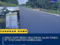 Dinas PUPR Berau Muluskan Jalan Pandu RT 10 Kecamatan Sambaliung