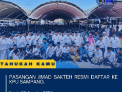 Pasangan Jimad Sakteh Resmi Daftar Ke KPU Sampang.