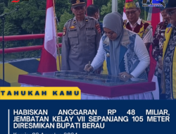 Habiskan Anggaran Rp 48 Miliar, Jembatan Kelay VII Sepanjang 105 Meter Kampung Inaran Diresmikan Bupati Berau
