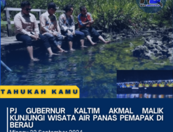 Pj Gubernur Kaltim Akmal Malik Kunjungi Wisata Air Panas Pemapak di Berau