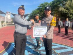 Lapas Narkotika Kelas IIA Pamekasan  Menberikan Piagam Penghargaan Kepada Instansi Eksternal atas Kerjasama Dalam Pembinaan Warga Binaan