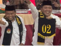 Pengambilan nomer urut untuk calon Bupati Sampang Paslon H.slamet Junaidi dan R.mahfud dapat nomer urut 2