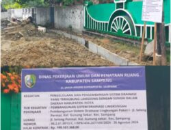 Pekerjaan proyek yang tidak sesuai spesifikasi karena tidak ada pasir dudukan untuk U-DITCH 
