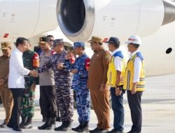 Pesawat Kepresidenan Langsung Mendarat di Bandara IKN , Jokowi Kembali Ke Kaltim
