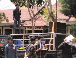 Mahasiswa menyerukan polres Sampang harus netralitas di pilkada mendatang