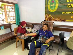 Bentuk Aksi Kepedulian, Lapas Pamekasan Bersama PN Pamekasan Lakukan Kegiatan Donor Darah