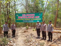 Polsek Proppo Sukses Gelar Sosialisasi Penanggulangan Kebakaran