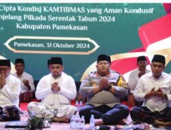 Wujudkan Pilkada Damai Dalam Rangka Cipta Kondisi Kamtibmas, Polres Pamekasan Gelar Bersholawat dan Doa Bersama