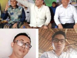 Tokoh Masyarakat desa pangondung H.suli bersama pasangan Jimad Sakteh di acara Maulid nabi Muhammad