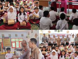 Polsek Tenggarong Laksanakan Program Nasional Pemberian Makanan Bergizi Gratis Bagi Siswa SD