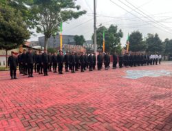 Guna Meningkatkan Kesiapan dan Kewaspadaan Lapas Narkotika Kelas IIA Pamekasan Menggelar Apel Gabungan
