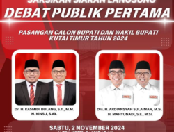 Debat Perdana Pilkada Kutai Timur Tahun 2024 Nanti Malam di TVRI Kaltim
