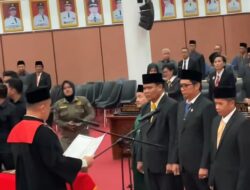 Dedy Okto Resmi Jabat Ketua DPRD Berau Periode 2024-2029