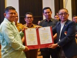 Ketua DPRD Berau Hadiri Pelantikan Pengurus KONI Berau : Ini Harapannya