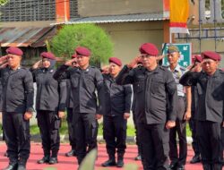 Guna  Memastikan Kesiapan Menghadapi Perayaan Akhir Tahun Dengan Aman dan Tertib, Lapas Narkotika Kelas IIA Pamekasan Gelar Apel Siaga 