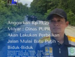 Anggarkan Rp 19,25 Milyar : Dinas PUPR Akan Lakukan Perbaikan Jalan Mulai Batu Putih – Biduk-Biduk