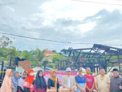 Peduli Korban Kebakaran, DPD PKS Berau Bergerak, Salurkan Bantuan Ke Jalan Kampung Cina Kecamatan Teluk Bayur