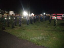 Wujudkan Kondusifitas Malam Pergantian Tahun, Polsek Biduk-Biduk Bersama TNI Gelar Patroli Gabungan