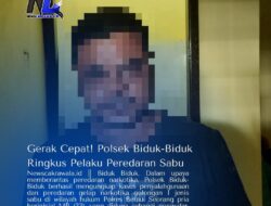 Gerak Cepat! Polsek Biduk-Biduk Ringkus Pelaku Peredaran Sabu