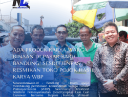 ADA PRODUK KARYA WARGA BINAAN DI PASAR BARU BANDUNG! SESDITJENPAS RESMIKAN TOKO POJOK HASIL KARYA WBP