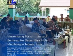 Musrenbang Pesisir Berau, Sumadi : Berharap Ke Depan Bisa Mulai Membangun Industri Hilir