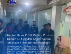 Kantor Dinas PUPR Perkim Provinsi Kaltara Di Geledah Kejati Kaltara , Amankan 5 Box Berkas Dokumen