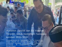 H.slamet Junaidi dan Ra Mahfud Terpilih, untuk memimpin Sampang kembali 2025/2030