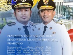 Pemimpin Baru Kaltim, Rudy – Seno Resmi Dilantik Presiden Prabowo