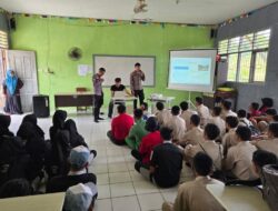 Polsek Gunung Tabur Laksanakan Sosialisasi Penerimaan Polri Tahun 2025 di SMKN 6 Berau