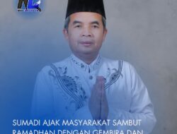 Sumadi Ajak Masyarakat Sambut Ramadhan dengan Gembira dan Berbagi
