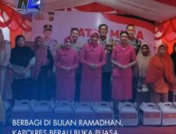 Berbagi di Bulan Ramadhan, Kapolres Berau Buka Puasa dengan Anak Yatim dan Dhuafa