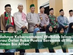 Indahnya Kebersamaan! Wahdah Islamiyah Berau Gelar Buka Puasa Bersama di Masjid Ustman Bin Affan