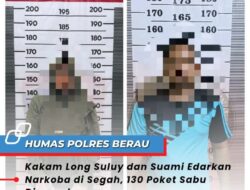 Kakam Long Suluy dan Suami Edarkan Narkoba di Segah, 130 Poket Sabu Diamankan