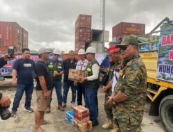 Peduli Korban Banjir, Pegusaha Lokal Berau Ahong Salurkan Paket Sembako Untuk Korban Banjir di Kampung Bena Baru