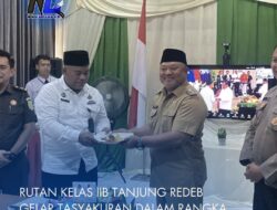 Rutan Kelas IIB Tanjung Redeb Gelar Tasyakuran Dalam Rangka Hari Bhakti Pemasyarakatan Ke-61