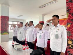 Lapas Narkotika Kelas IIA Pamekasan Mengikuti Apel dan Halalbihalal 1446 H Tingkat Pusat secara Virtual