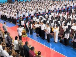 Sebanyak 3.703 PPPK Resmi Dilantik Bupati Kutim di Gor Kudungga