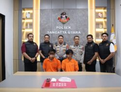 Polsek Sangatta Utara Polres Kutim Ungkap Kasus Peredaran Narkotika, Dua Pelaku Diamankan di Danau Folder Ilham