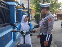 Polres Pamekasan Larang Penggunaan Sepeda Listrik di Jalan Raya, Untuk Mencegah Lakalantas 