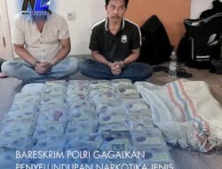 Bareskrim Polri Gagalkan Penyelundupan Narkotika Jenis Sabu Seberat 50 Kg di Balikpapan