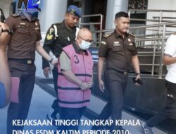 Kejaksaan Tinggi Tangkap Kepala Dinas ESDM Kaltim Periode 2010-2018