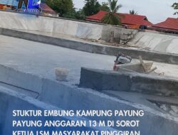 Stuktur Embung Kampung Payung Payung Anggaran 13 M Di Sorot Ketua LSM Masyarakat Pinggiran Kabupaten Berau