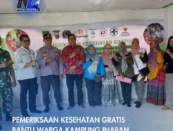 Pemeriksaan Kesehatan Gratis Bantu Warga Kampung Inaran Pasca Banjir