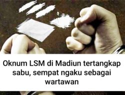 Ngaku Wartawan, Pria Asal Kedungrejo Balerejo Madiun Tertangkap Basah Bawa Sabu