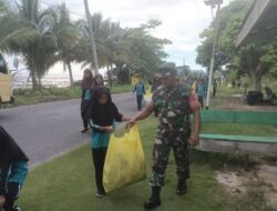 Koramil 11/ Biduk-Biduk Laksanakan Kegiatan Jum’at Bersih