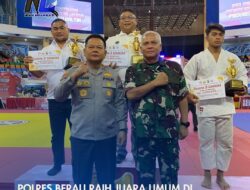 Polres Berau Raih Juara Umum di Kejuaraan Judo Kapolda Cup 2025