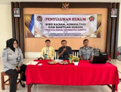 Penyuluhan Hukum dari BKKBH FH UNIRA,Langkah Awal Pembinaan Hukum di Lapas Narkotika Pamekasan